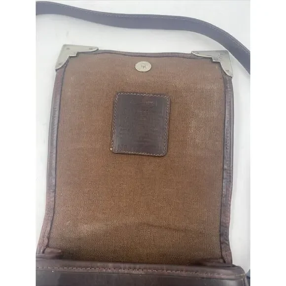 Vintage Brighton Leather Pebbled Brown Croc Embossed Shoulder Bag Purse - Picture 3 of 15